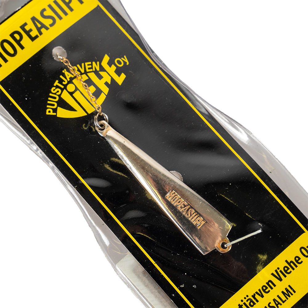 Блесна Puustjarven HOPEASIIPI 50мм, 8гр, цвет (TOM/HOP) цепочка-крючок. Фото №3