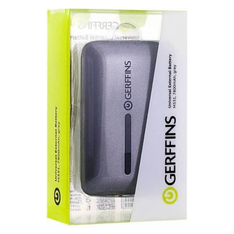 Внешняя АКБ Gerffines M331, 7800Ah, grey. Фото №2 Внешняя АКБ Gerffines M331, 7800Ah, grey. Фото №2
