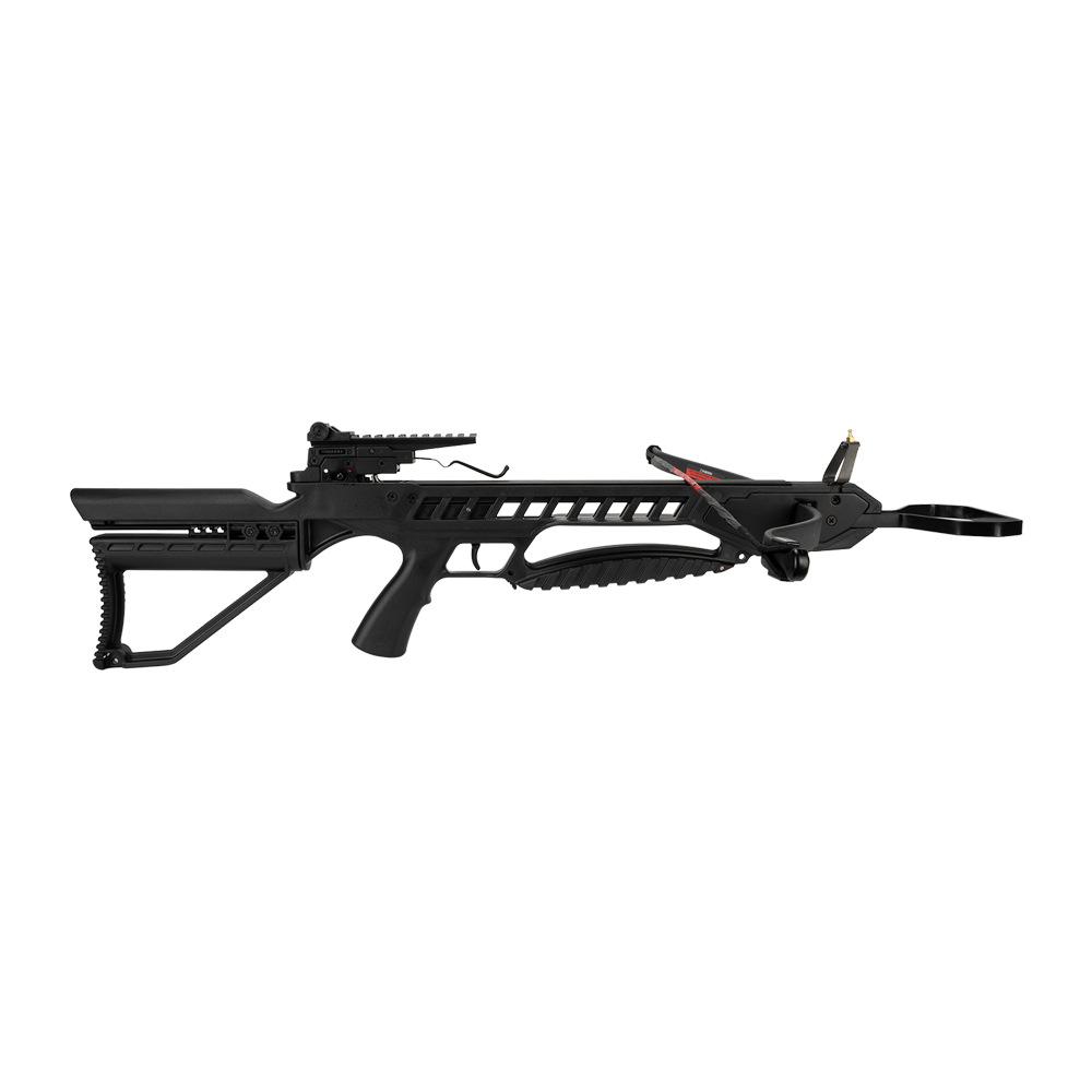 Арбалет рекурсивный Man Kung - MK XB21 (черный, 2 стрелы, воск, стрингер). Фото №1