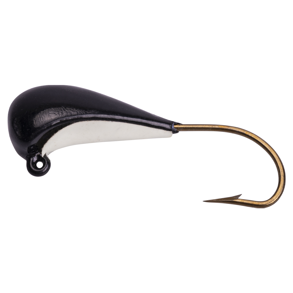 Мормышка свинцовая ЖОР Фунтик джиг, 27мм, 10гр, цвет (Ц №2) черный. Фото №1