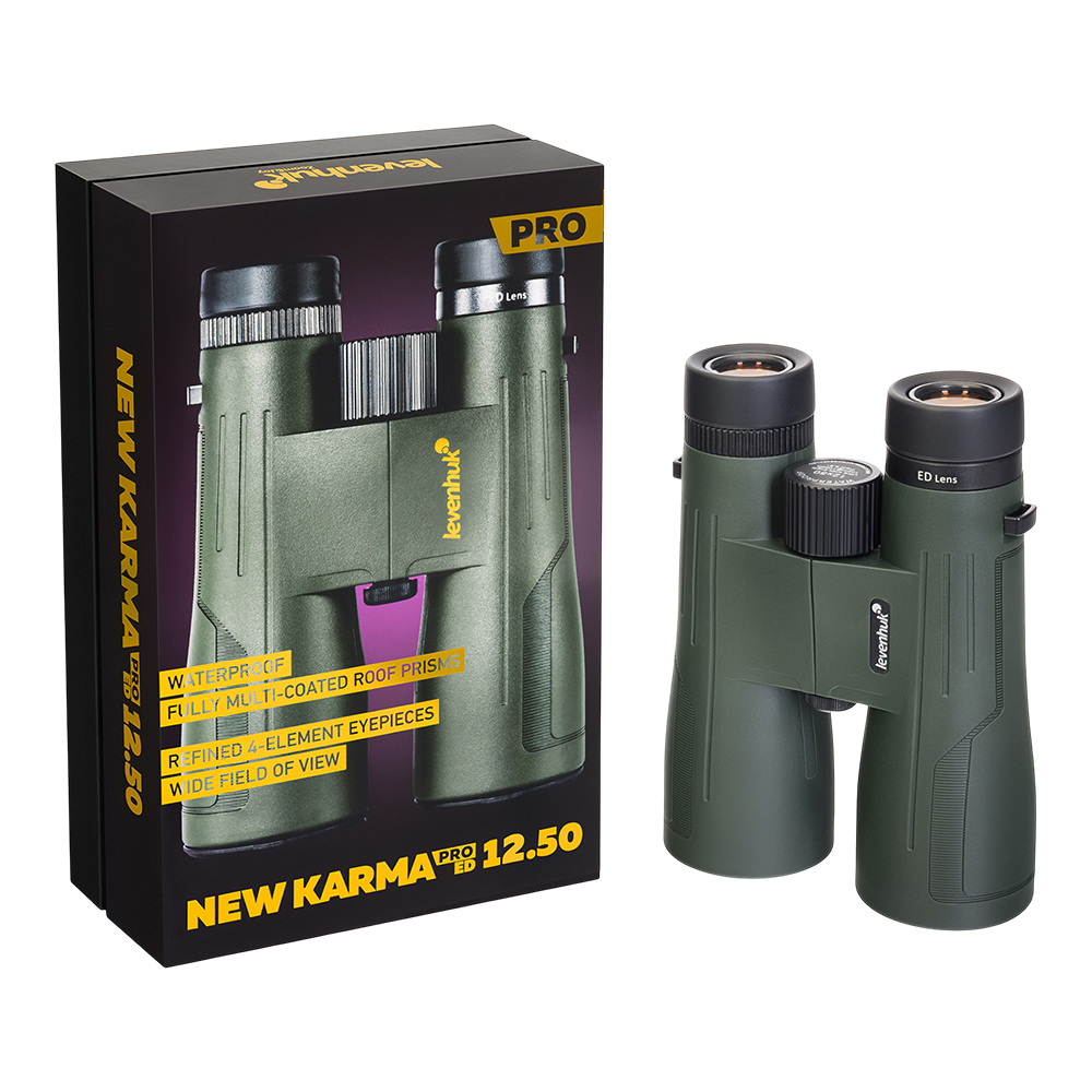 Бинокль Levenhuk New Karma PRO ED 12x50. Фото №10 Бинокль Levenhuk New Karma PRO ED 12x50. Фото №10