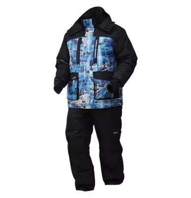 Костюм зимний НЕРПА (синий лед-черный) (54-56/176). Фото №2 Костюм зимний НЕРПА (синий лед-черный) (54-56/176). Фото №2