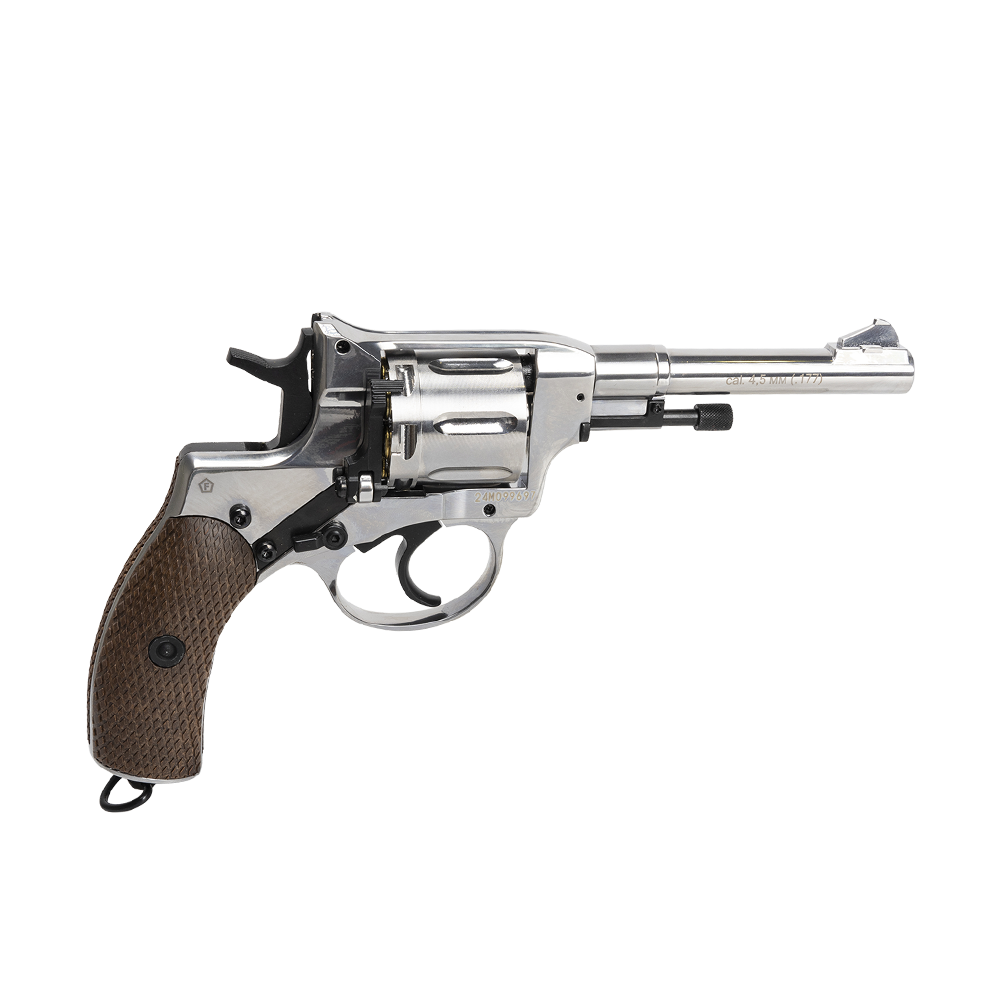 Пистолет пневматический BORNER NGT-P Silver, калибр 4,5 мм/pellets . Фото №1