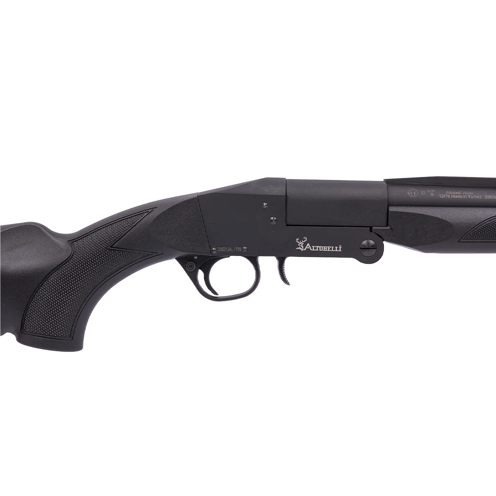 Ружье Altobelli Manifest Single Barrel Black, калибр 12/76, L=660 (пластик, переломное, вентилируемая планка, набор чоков). Фото №3
