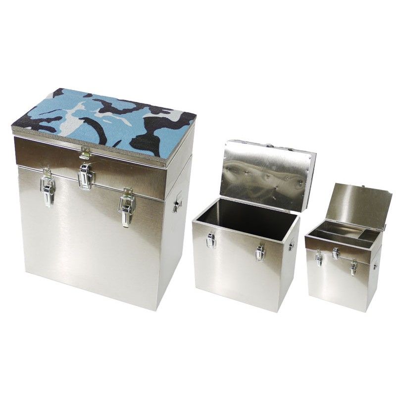 Ящик рыболова алюминевый 300х190х360 двухъярусный, окрашенный (Рост) А032768. Фото №1 Ящик рыболова алюминевый 300х190х360 двухъярусный, окрашенный (Рост) А032768. Фото №1