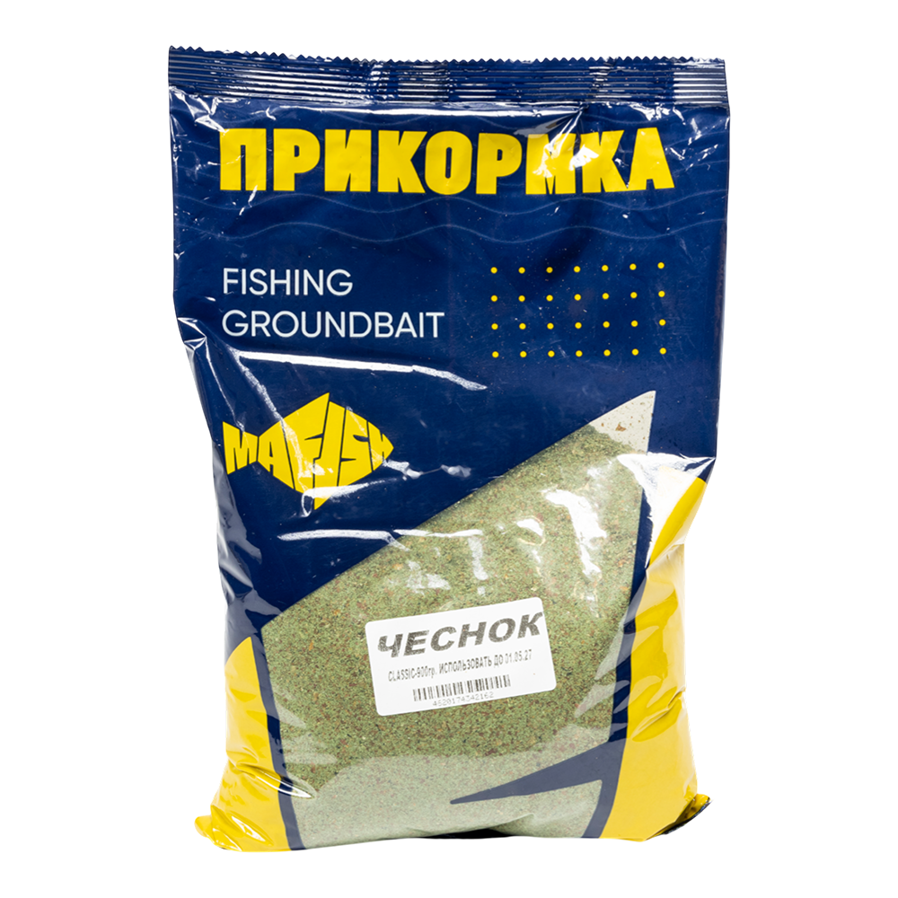 Прикормка Mafish Classiс Чеснок 900гр.. Фото №1