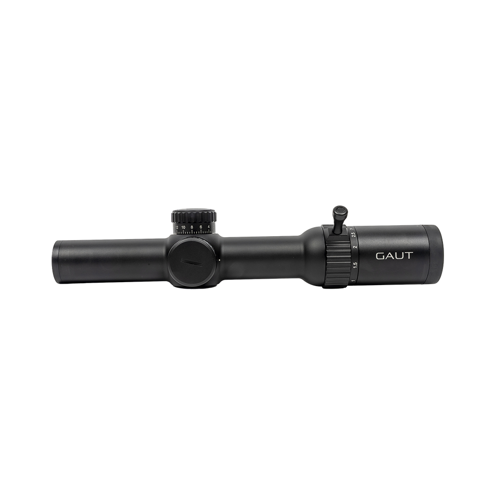 Прицел оптический GAUT Obsidian 1-8x24 сетка 62 (Half MD) SFP подсветка красная30мм поправки1/2МОА. Фото №12 Прицел оптический GAUT Obsidian 1-8x24 сетка 62 (Half MD) SFP подсветка красная30мм поправки1/2МОА. Фото №12