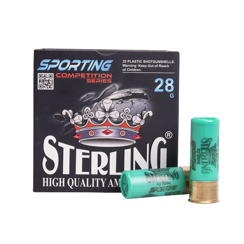 Патрон STERLING SPORTING 12/70 №7,5 28 гр. (в пачке 25 шт.). Фото №1 Патрон STERLING SPORTING 12/70 №7,5 28 гр. (в пачке 25 шт.). Фото №1