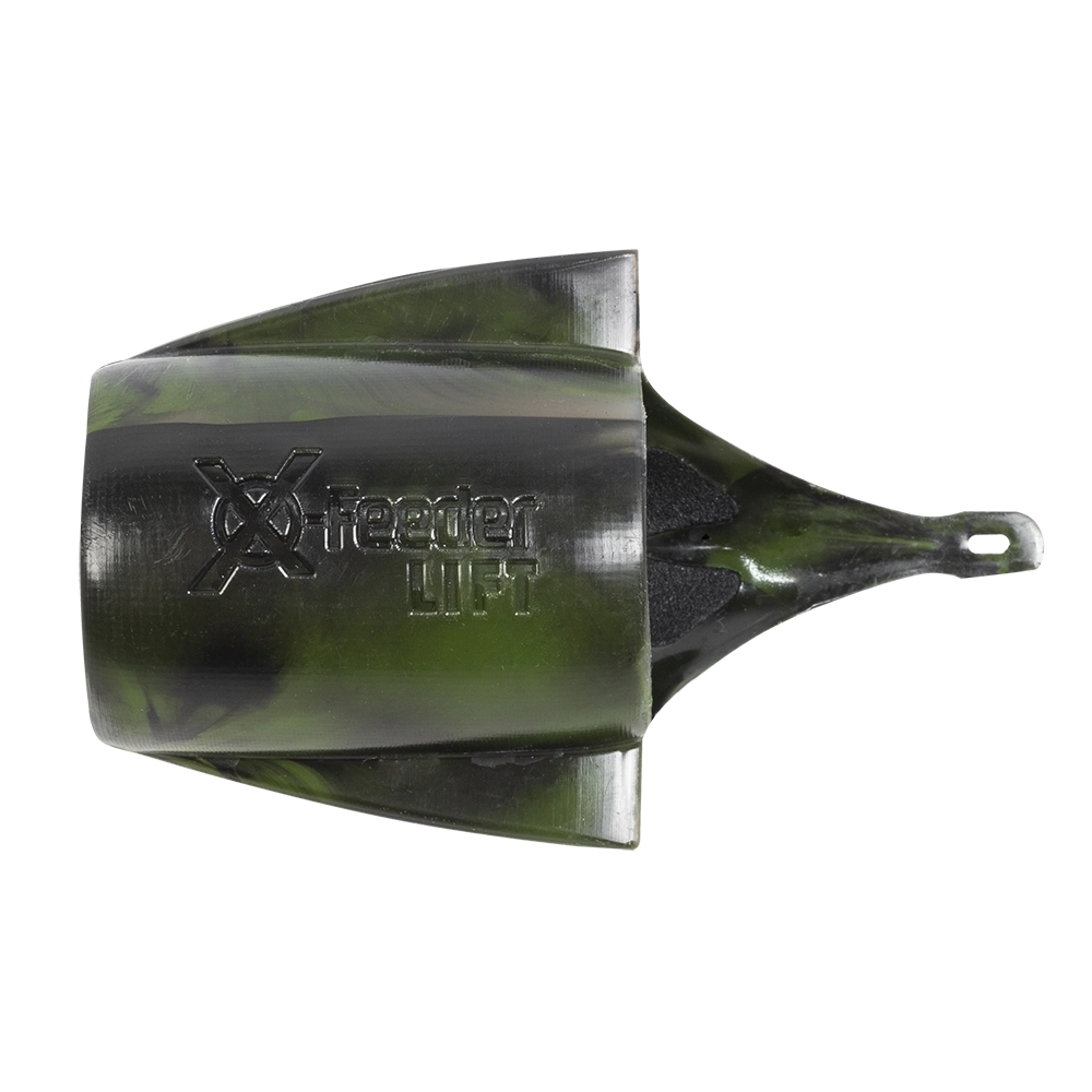 Груз-кормушка пластиковая X-FEEDER PL CAMO LIFT M 060 г (40 мл, цвет камо, сплошная с крыльями). Фото №5 Груз-кормушка пластиковая X-FEEDER PL CAMO LIFT M 060 г (40 мл, цвет камо, сплошная с крыльями). Фото №5