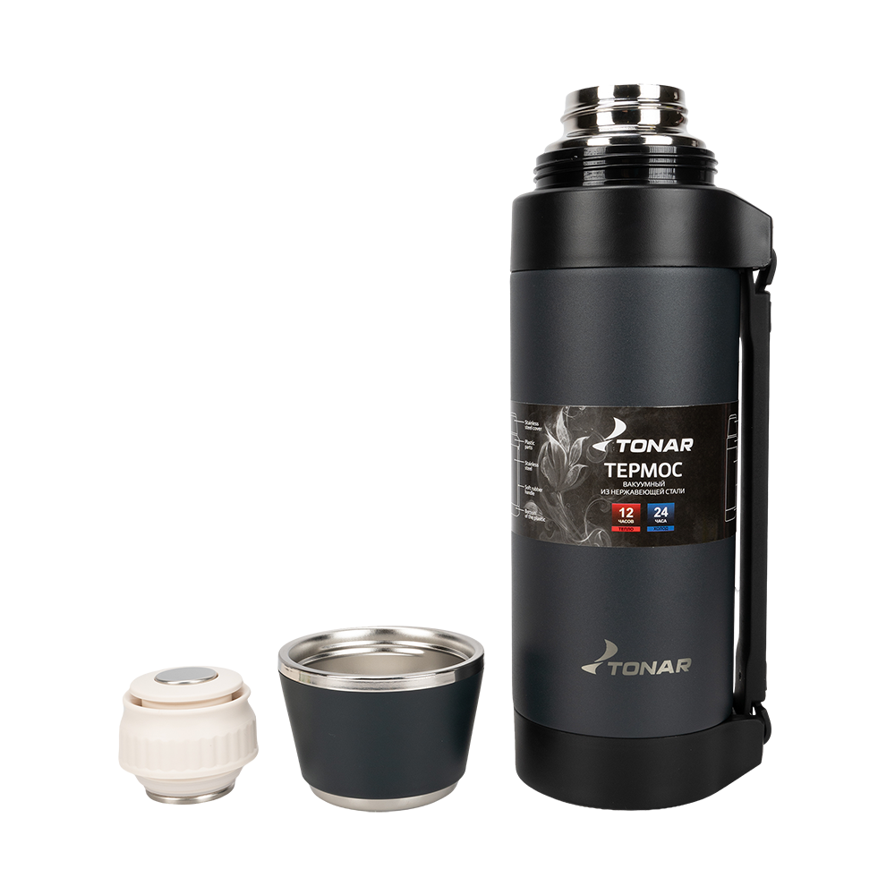 Термос (T-KD-948-1.5) 1500ML синий (ручка) TONAR. Фото №10