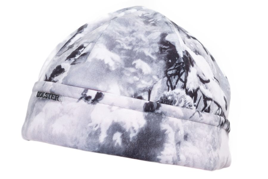 Шапка Сигнал 1 / алова-флис / снегири (Хольстер) р. 59-60. Фото №2