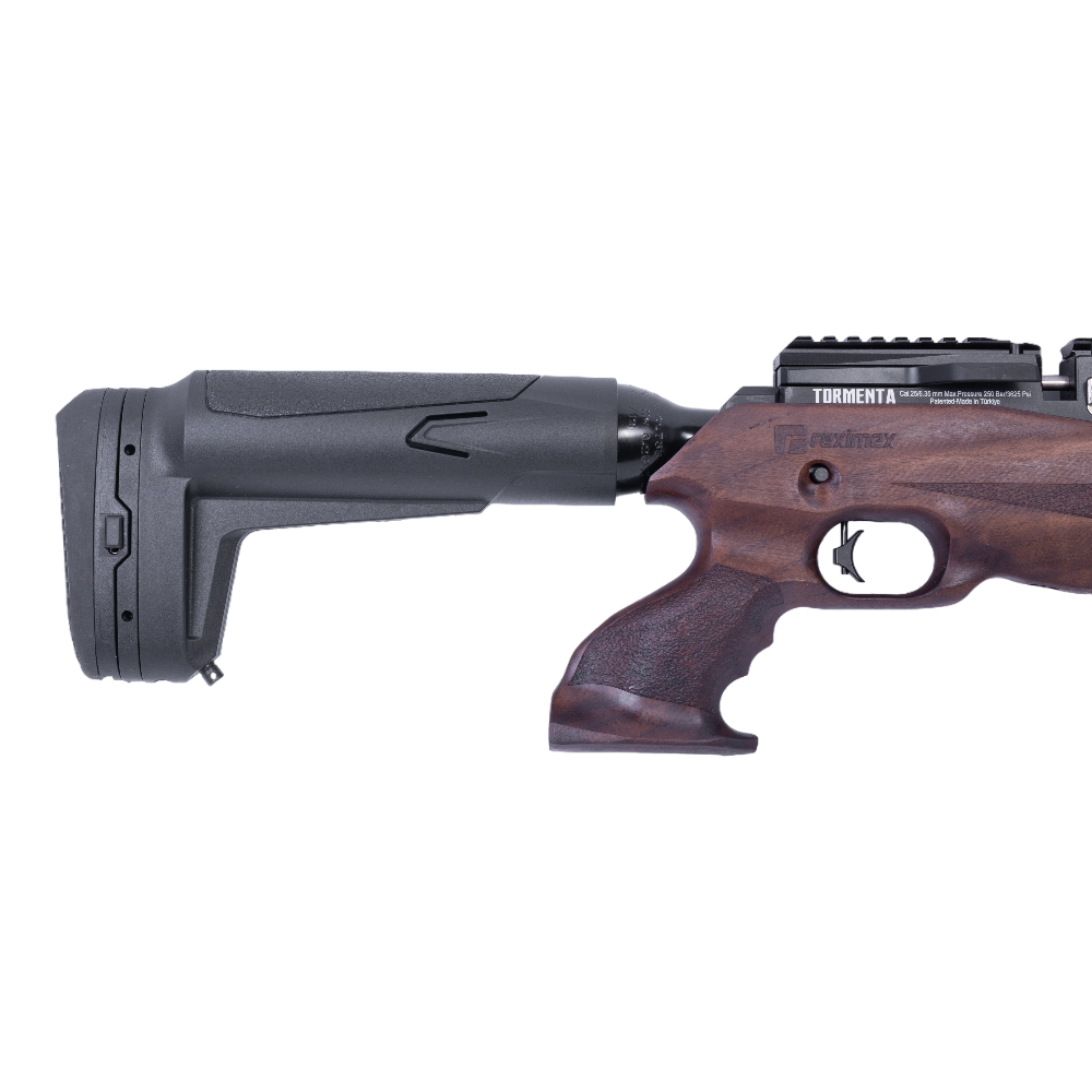 Винтовка пневматическая REXIMEX TORMENTA WOOD, калибр 6,35 mm, 3 Дж (РСР, дерево). Фото №2 Винтовка пневматическая REXIMEX TORMENTA WOOD, калибр 6,35 mm, 3 Дж (РСР, дерево). Фото №2