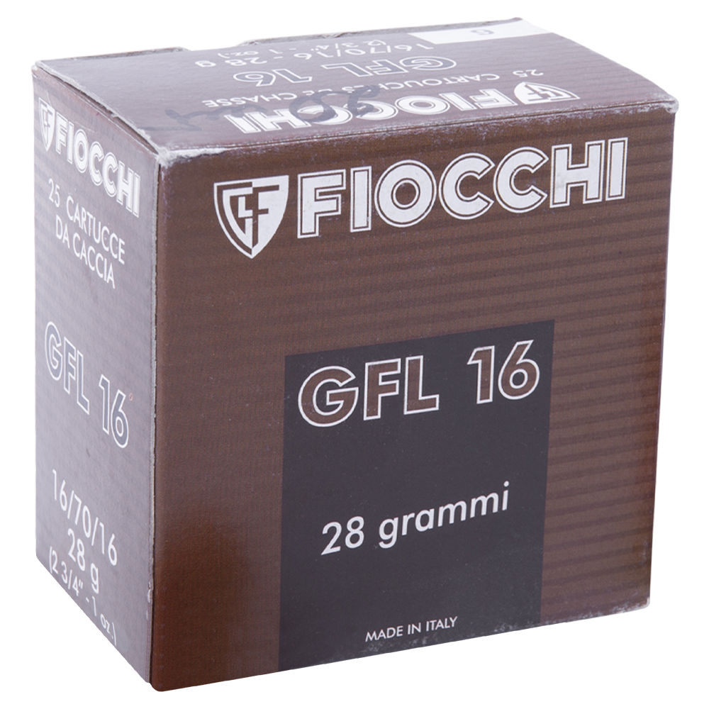 Патрон FIOCCHI GFL 16 16/70/16 дробь № 6, 28 гр. (в коробке 25 шт.) . Фото №4 Патрон FIOCCHI GFL 16 16/70/16 дробь № 6, 28 гр. (в коробке 25 шт.) . Фото №4