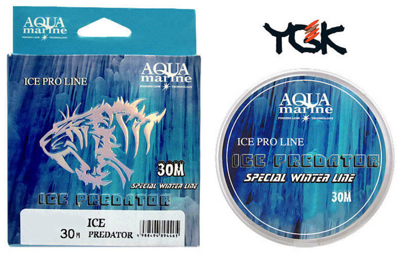 Леска зимняя Ice Predator 1.2 (0.181мм 3.25кг) 30м. Фото №1