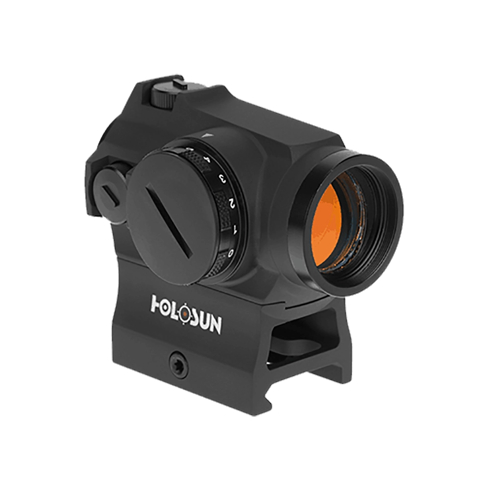 Коллиматорный прицел HOLOSUN MicroELITE HE403R-GD золотая марка. Фото №3