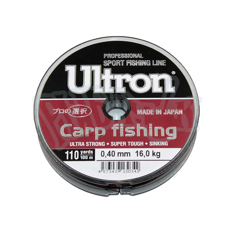 Леска Ultron Carp Fishing 0,37мм/100м 13,0кг корич.. Фото №2 Леска Ultron Carp Fishing 0,37мм/100м 13,0кг корич.. Фото №2