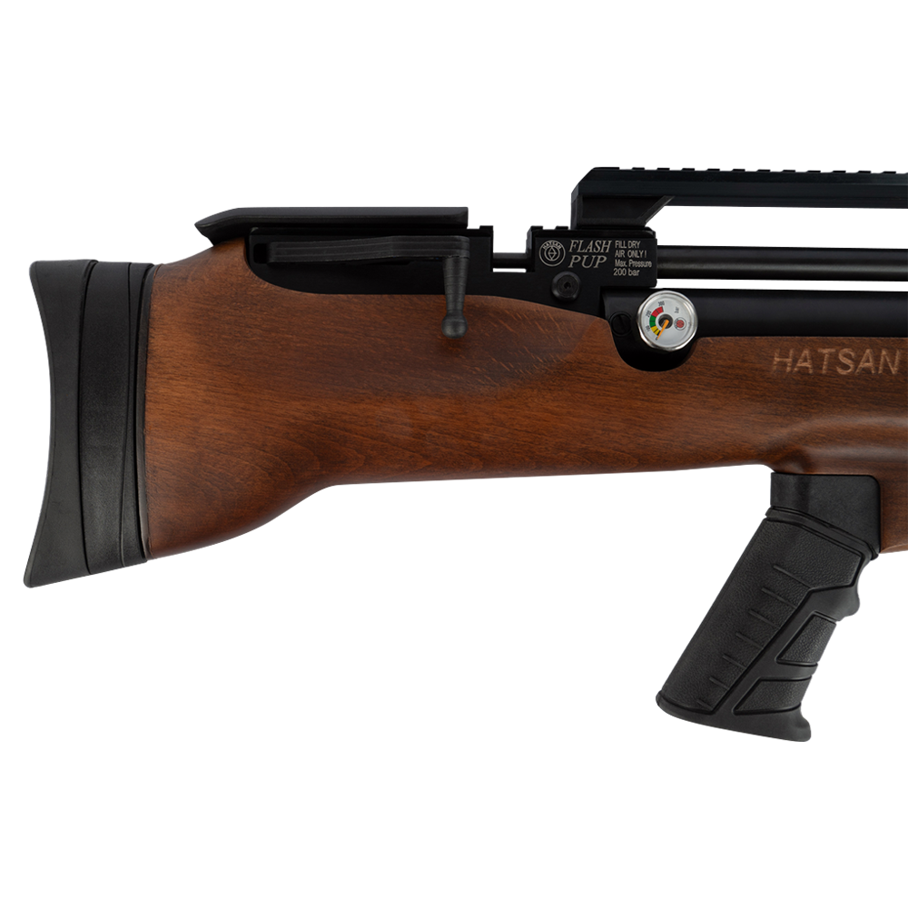 Винтовка пневматическая Hatsan FLASHPUP, калибр 6.35, 3 Дж (РСР, дерево). Фото №2 Винтовка пневматическая Hatsan FLASHPUP, калибр 6.35, 3 Дж (РСР, дерево). Фото №2