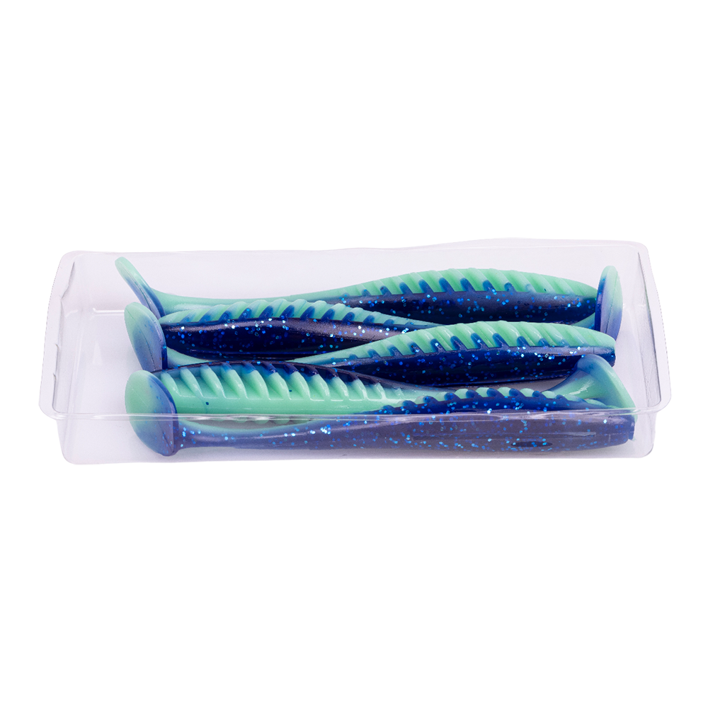 Силиконовая приманка FORMAT PIONEER 100mm, цвет F01, (5шт). Фото №4