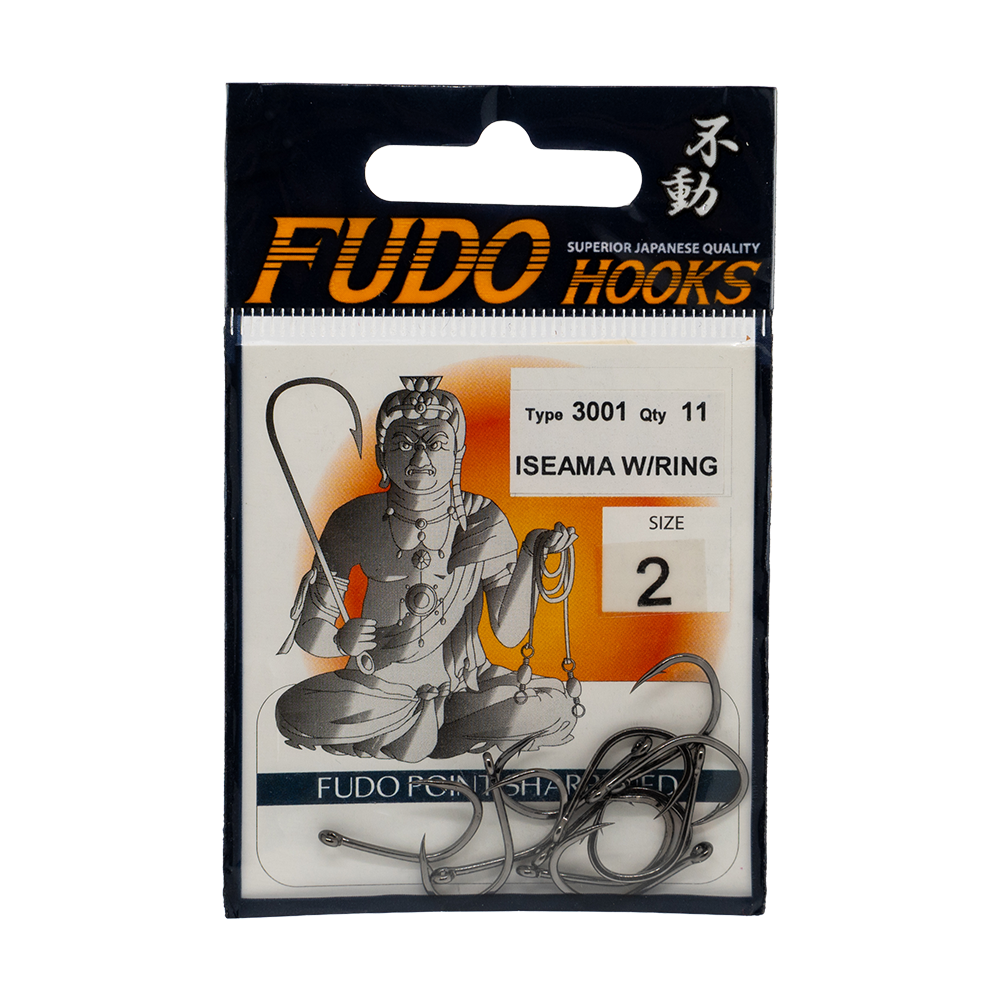 Крючок FUDO ISEAMA W/RING №2 Type 3001 Oty 11. Фото №1 Крючок FUDO ISEAMA W/RING №2 Type 3001 Oty 11. Фото №1