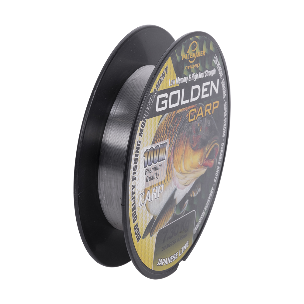 Леска монофильная "Golden Carp" 100m d 0.25. Фото №2
