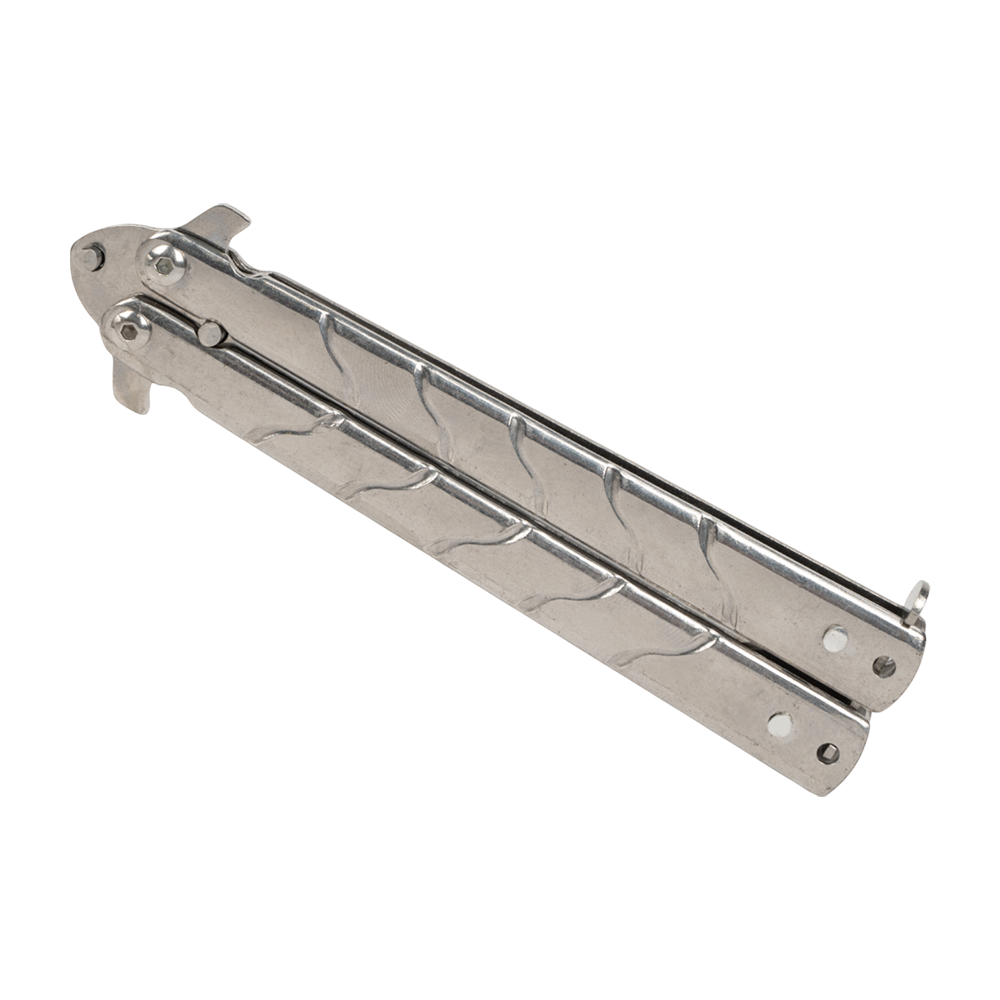 Нож складной "Бабочка" А317Н, клинок 420, рукоять металл (Ярхант). Фото №2