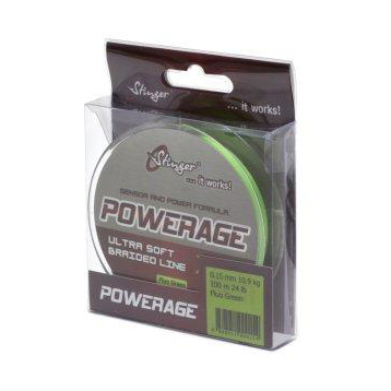 Шнур Stinger PowerAge X8 150m Fl.Green 0,10. Фото №2
