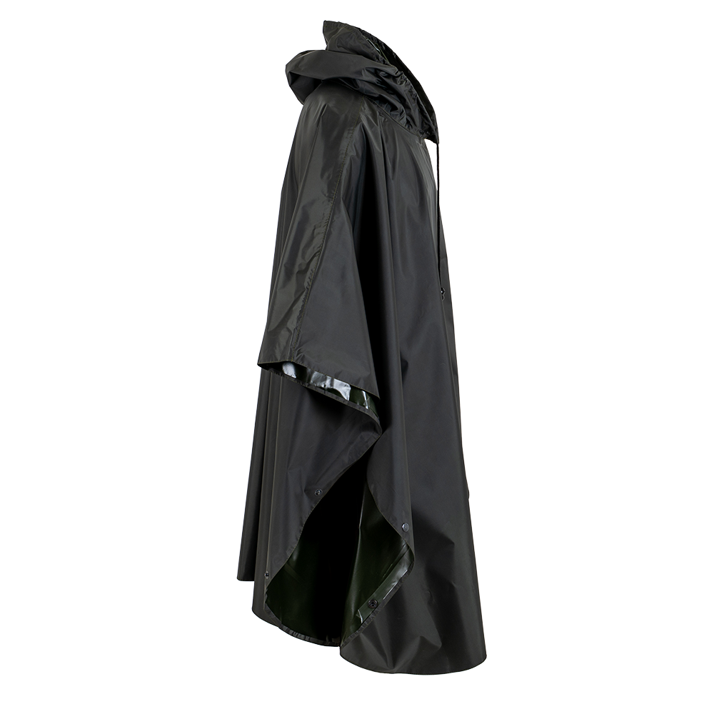 Дождевик Пончо (таффета с пвх покрытием застежка кнопки + мешок) Хаки. Фото №3 Дождевик Пончо (таффета с пвх покрытием застежка кнопки + мешок) Хаки. Фото №3