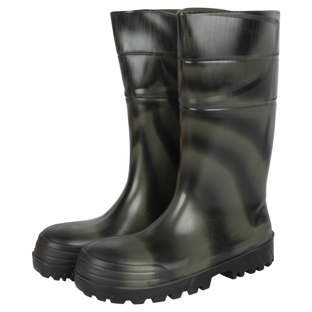Сапоги TTLUX полиуретановые (цв. чёрно-зелёный) р. 44. Фото №8