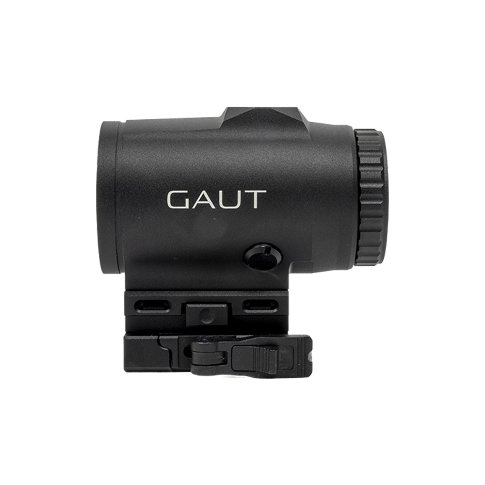 Увеличитель Gaut Garnet 3x18, откидной, быстросъёмный кронштейн на Picatinny. Фото №1