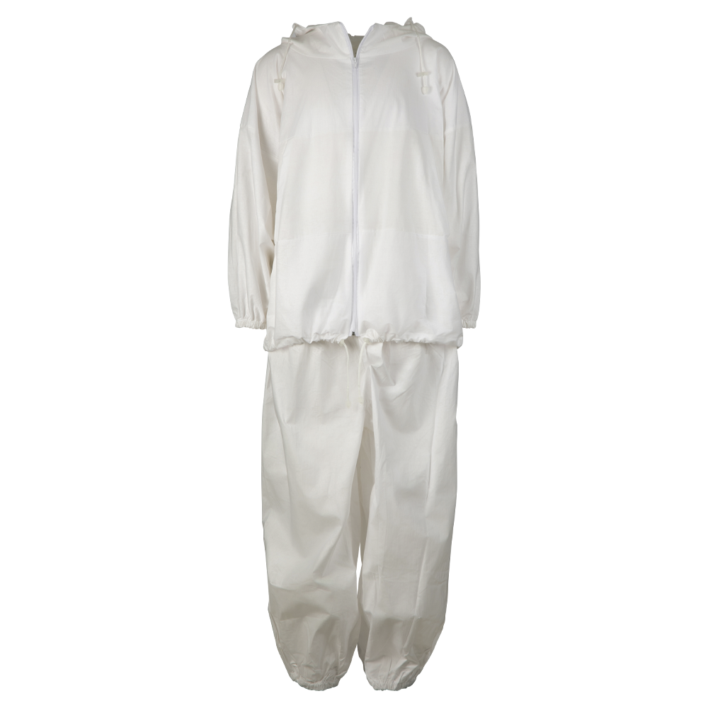 Костюм зимний маскировочный Метель с молнией цвет Белый ткань Бязь (Размер 58-64, Рост 182-188). Фото №1