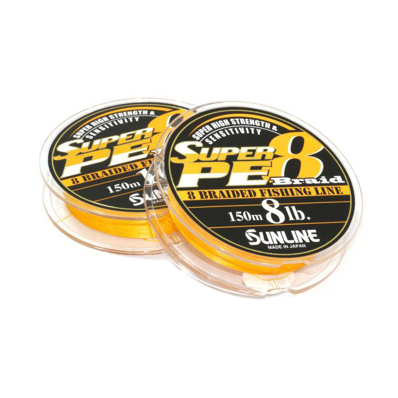 Шнур плетеный Sunline SUPER PE 8 BRAID 150м (orange) 20LB. Фото №2