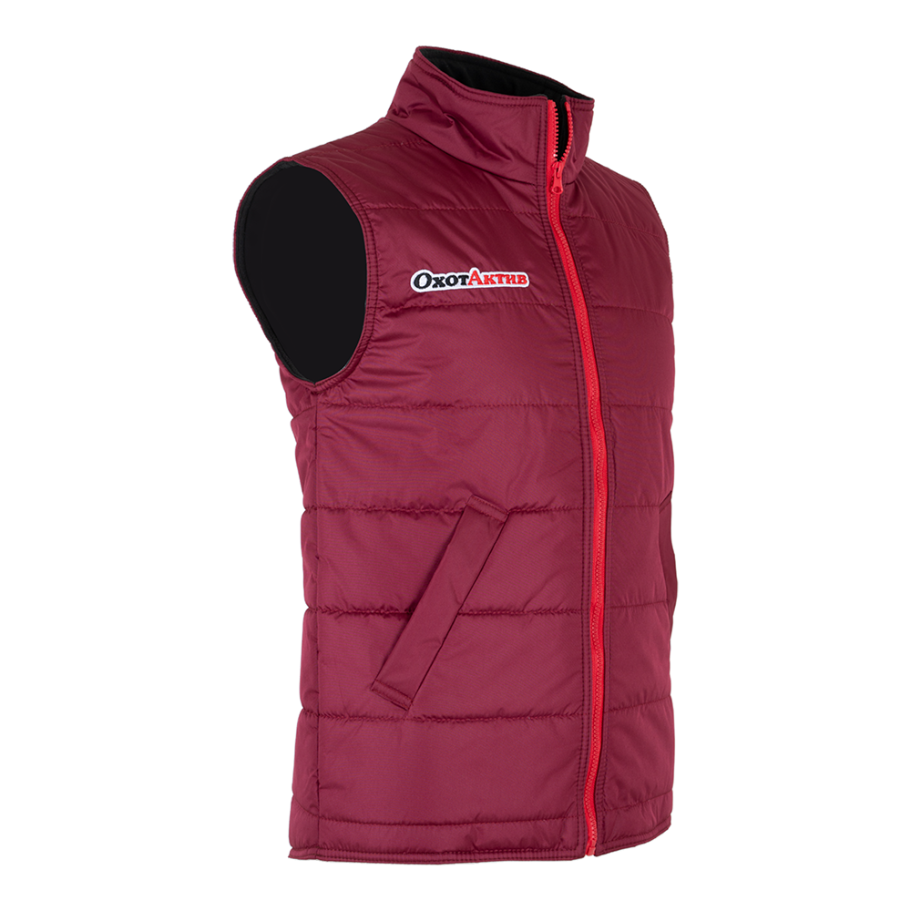 Жилет утеплённый мужской "ФРИСТАЙЛ", дюспо (красный) р. 40-42. Фото №3