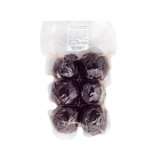 Прикормка готовая Шары увлажненные с бетаином в вакуумной упаковке 0,8кг. Фото №2