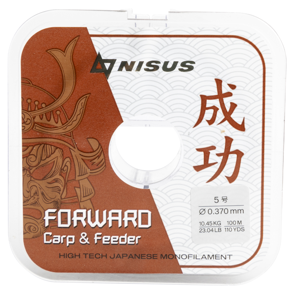 Леска Nisus Forward Green Warrior 0,370mm/100m Nylon (N-FGW-0370-100) . Фото №1
