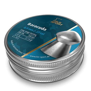 Пули пневматические "H&N Rabbit Magnum ll" калибр 5,5мм, 1,6г (200 в банке). Фото №1 Пули пневматические "H&N Rabbit Magnum ll" калибр 5,5мм, 1,6г (200 в банке). Фото №1