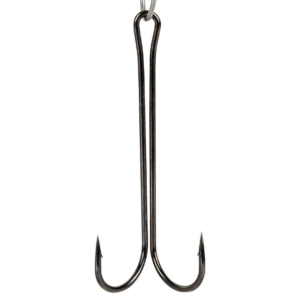 Крючок Gurza Double Hook X - Long Shank  №2 3шт/уп BN  VANADIUM. Фото №2