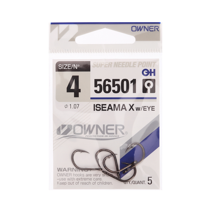 Крючок Owner № 56501 №12 (9шт.) . Фото №1