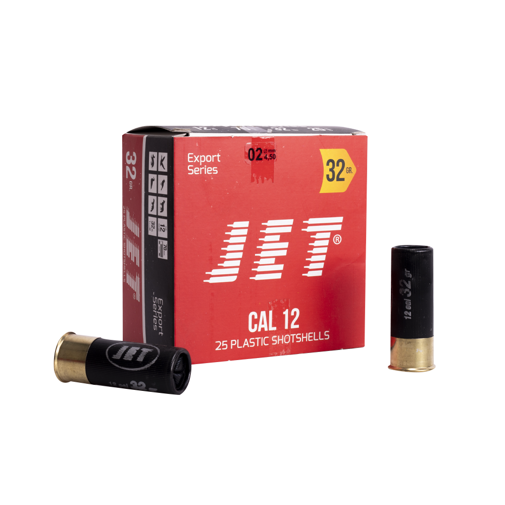 Патрон JET 12/70 № 02(00) 32гр (в пачке 25шт/короб.250шт). Фото №1