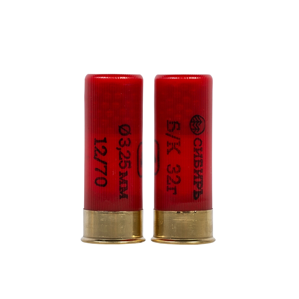 Патрон СИБИРЬ 12/70 охотничий дробовой 32г №4 б/к (в пачке 25 шт) (в коробке 250шт). Фото №4