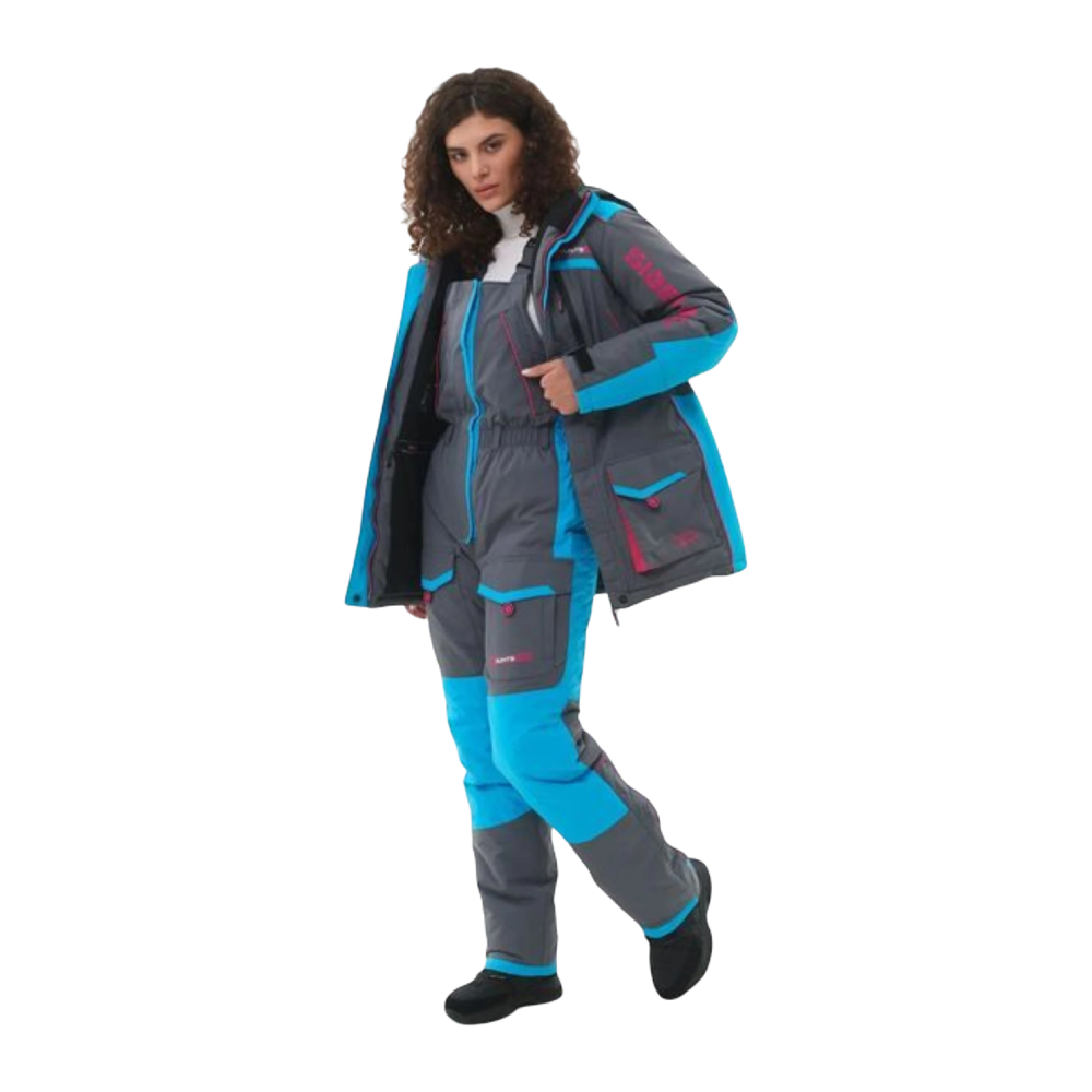 Костюм Huntsman зимний женский Siberia Lady ткань Breathable цвет Серый/Голубой р. 44-46/170-176. Фото №1 Костюм Huntsman зимний женский Siberia Lady ткань Breathable цвет Серый/Голубой р. 44-46/170-176. Фото №1
