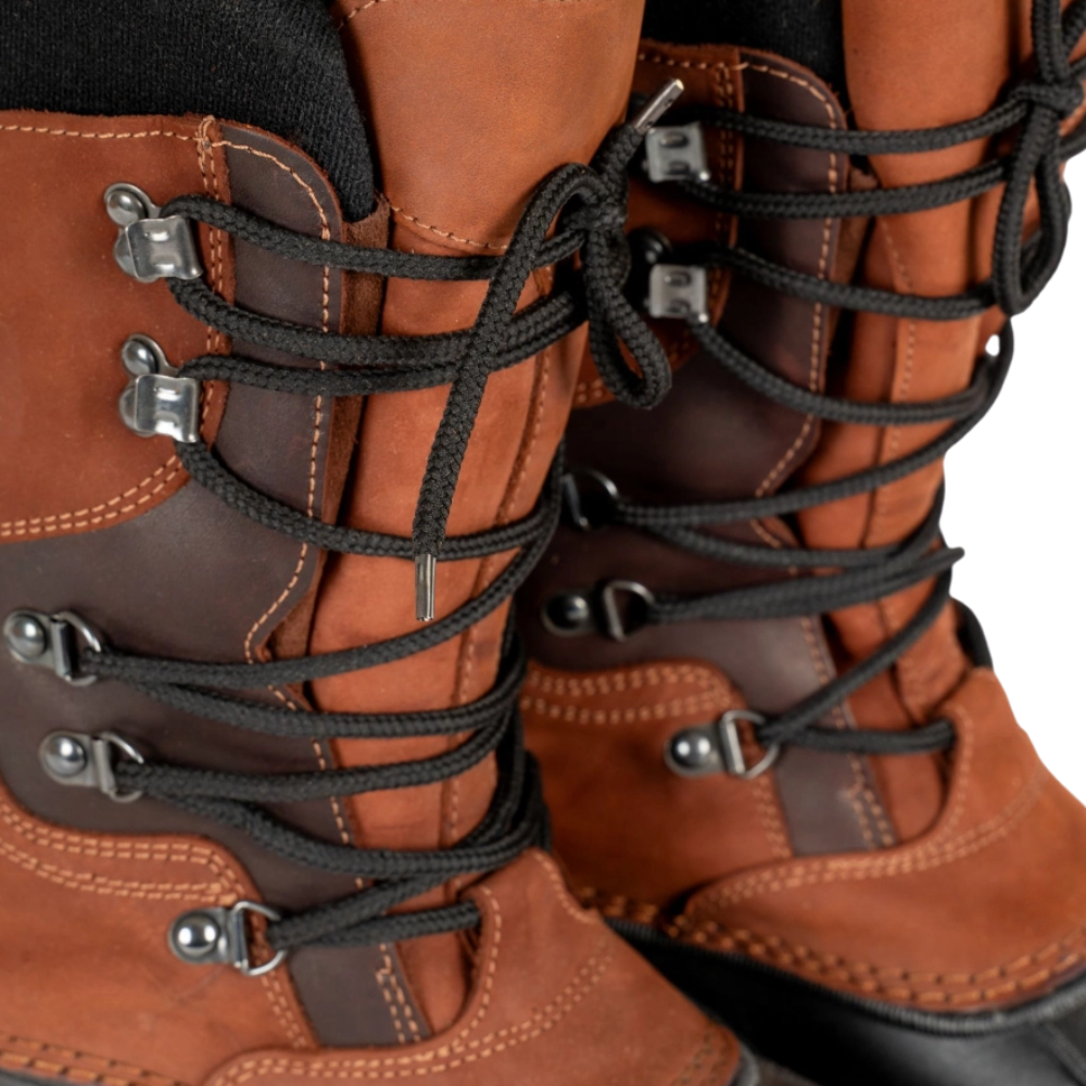 Бахилы охотничьи кожаные, цвет коричневый  "Haski" ( термоэластопласт) р.42. Фото №9