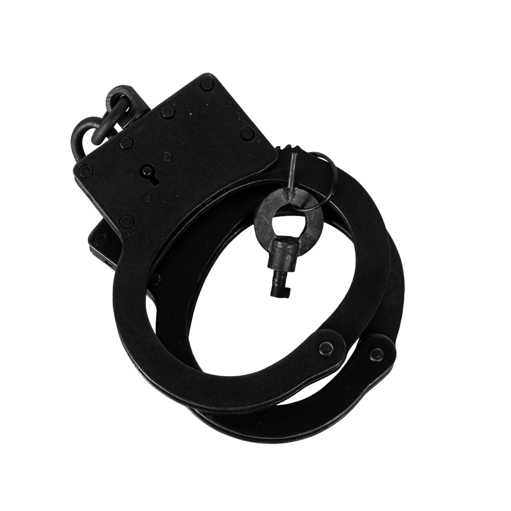 Наручники "БР-С" (оксидированные, двухзвенные, один ключ). Фото №2