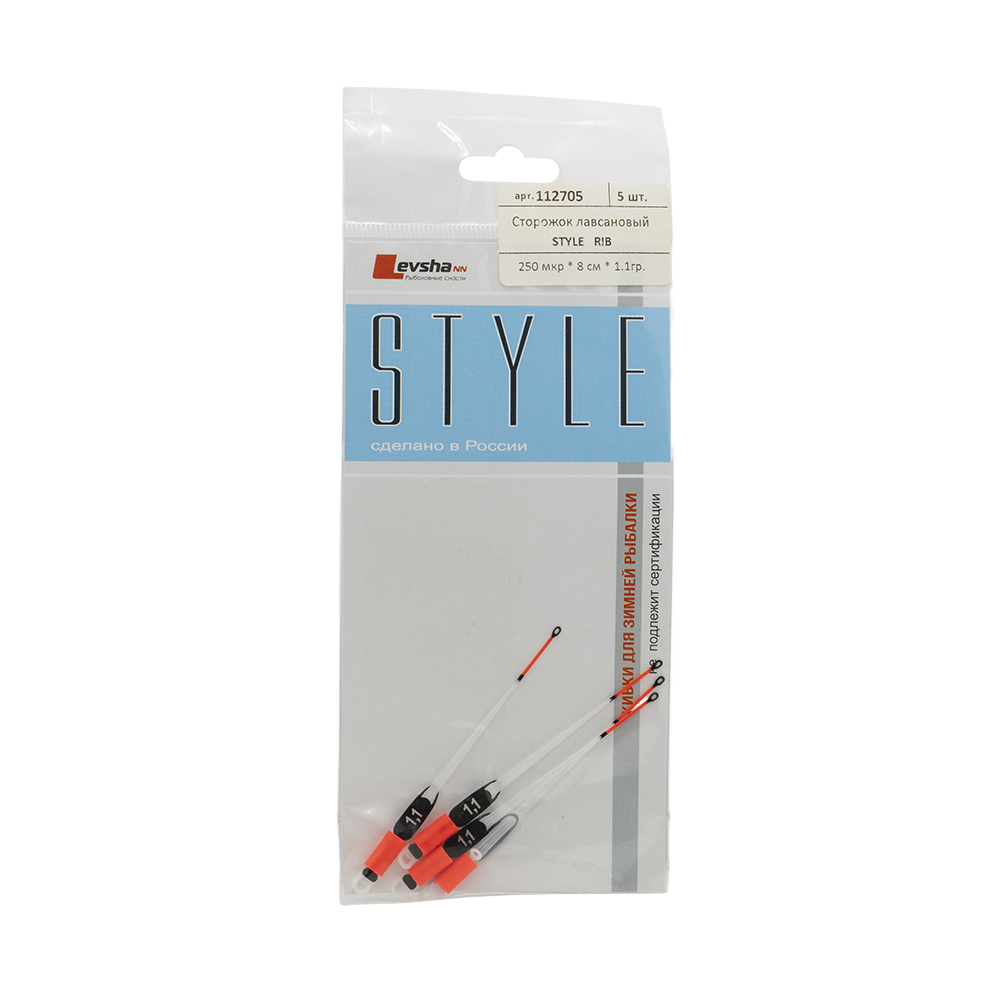 Сторожок лавсановый 250 мкр. / 8 см. STYLE RIB 1,1гр. Фото №3