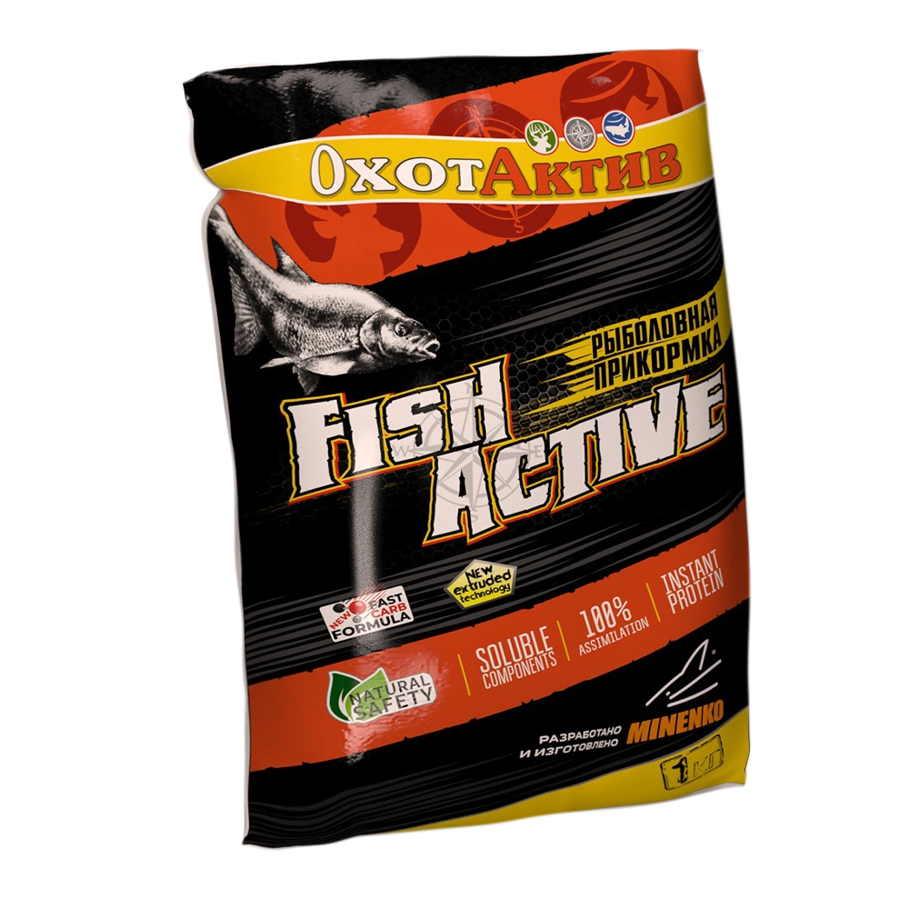 Прикормка «ОхотАктив» Fish Active Слива (1кг) Premium. Фото №2