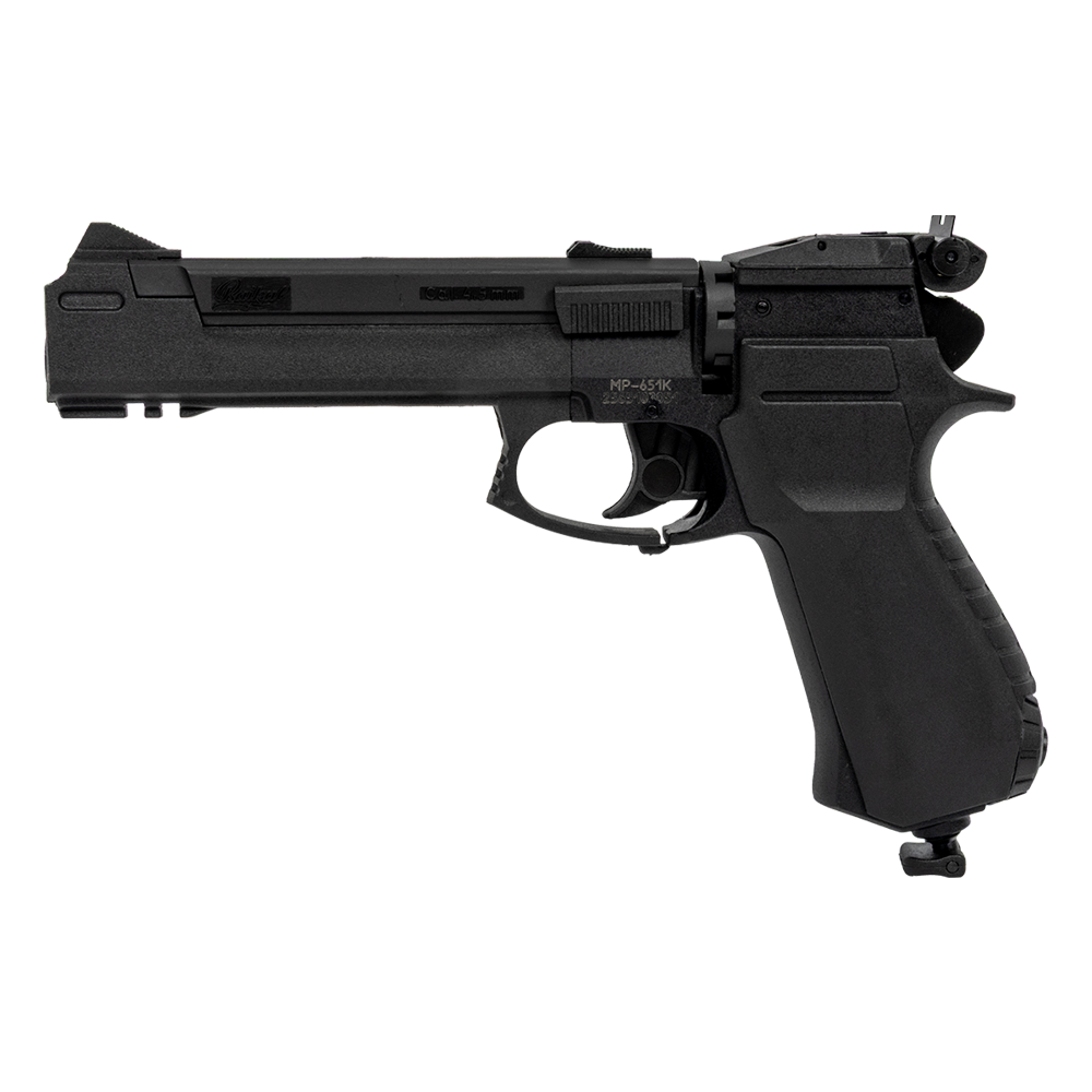 Пистолет пневматический МР-651К-29 газобаллонный спортивный, целик калибр 4.5. Фото №2