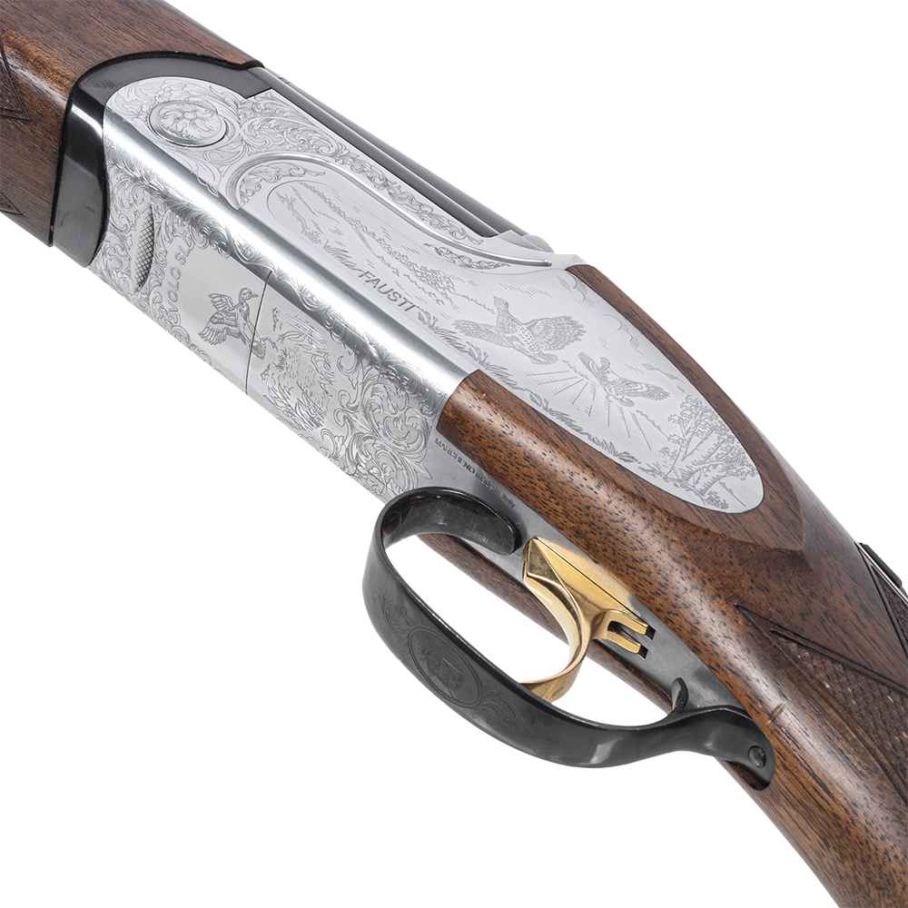 Ружье Fausti VOLO SL, калибр 12х76, автоматический эжектор, один спусковой крючок, ствол 760мм. . Фото №6