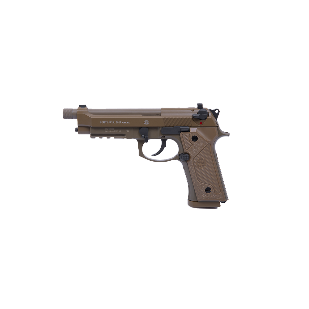 Пистолет пневматический Beretta M9А3 (цвет песок, Blowback, метал, ВВ). Фото №1 Пистолет пневматический Beretta M9А3 (цвет песок, Blowback, метал, ВВ). Фото №1