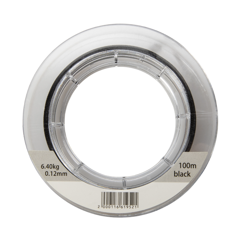 Плетенный шнур Ayashi PRO BRAID-X4 (black) d-0,12mm (100м). Фото №2