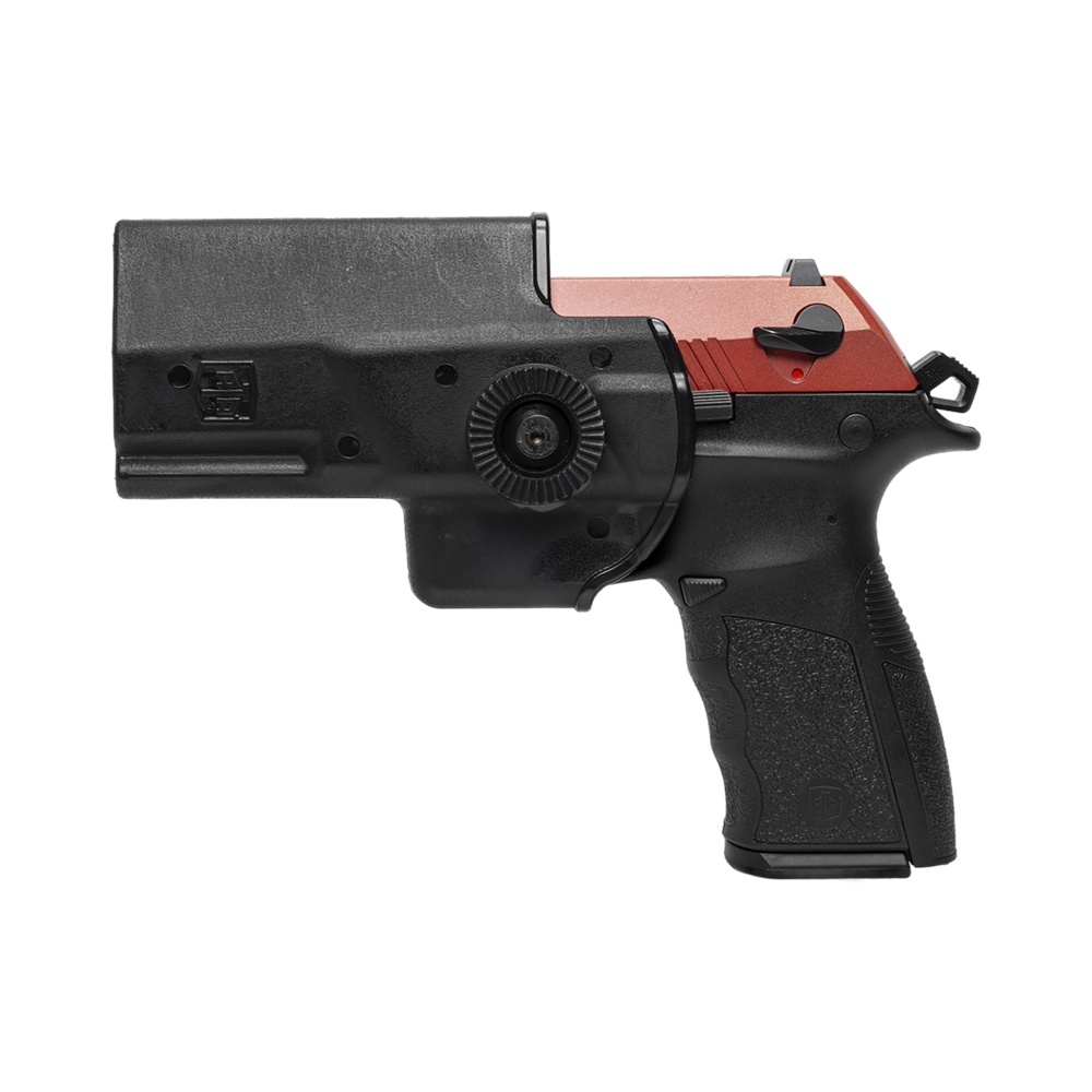 Пистолет АТА9 калибр 9*19 мм, Red, красный затвор, черная рамка. Фото №10