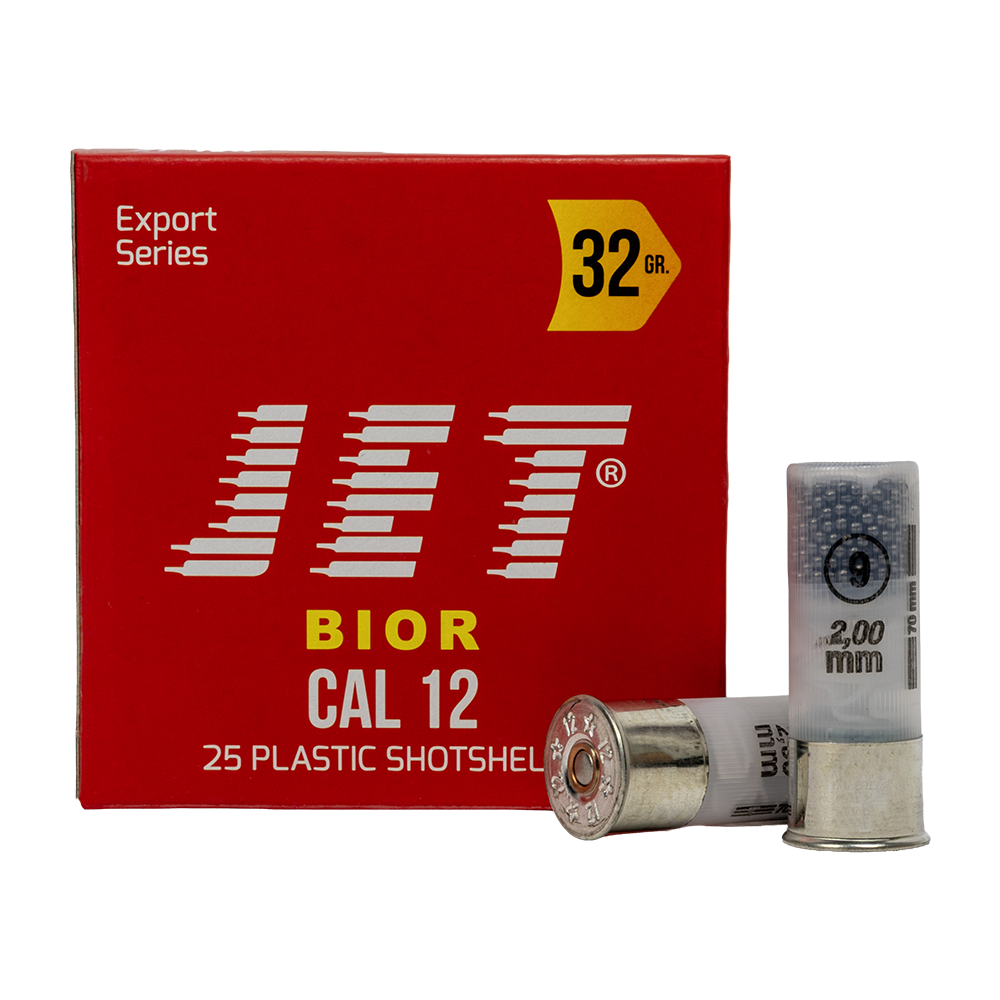 Патрон JET 12/70 Bior № 9 32гр (пач.25шт/короб.250шт). Фото №2